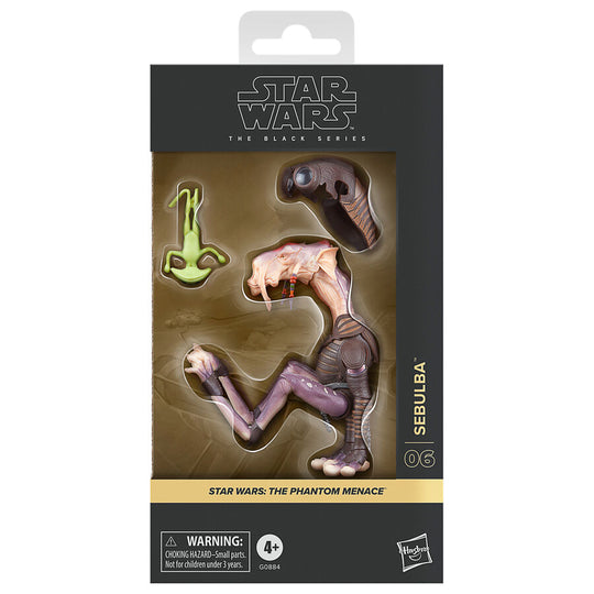 Figurine Sebulba articulée 15cm de la Black Series Star Wars The Phantom Menace vue de face