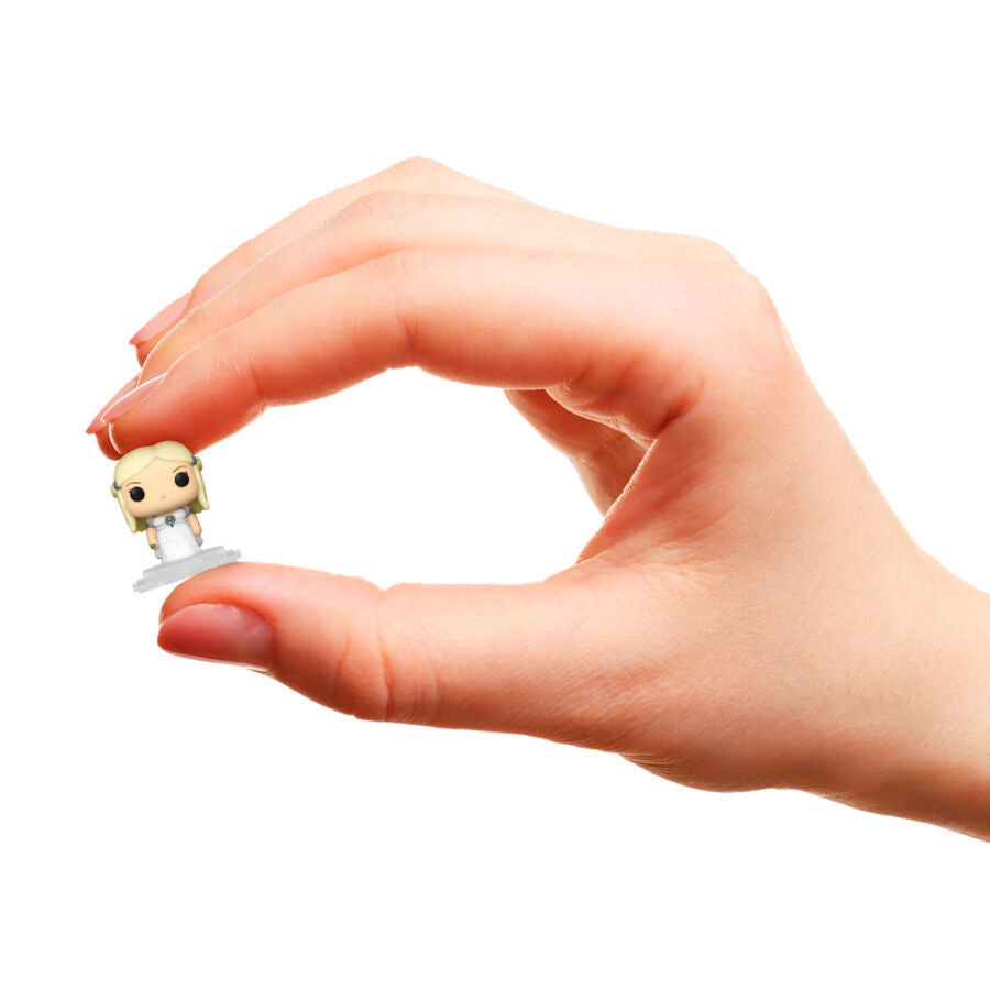 Blister contenant 4 figurines miniatures Bitty POP Game of Thrones Khaleesi en coffret acrylique rigide FUNKO