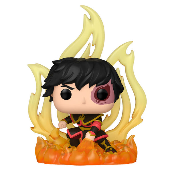 Figurine Funko POP Deluxe Zuko de 14,8 cm en vinyle, présentée dans sa boîte cadeau officielle FUNKO