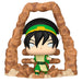 Figurine Funko POP Deluxe Toph en vinyle de 14,1 cm issue de la série Avatar Le Dernier Maître de l'Air, présentée dans sa boîte cadeau.
