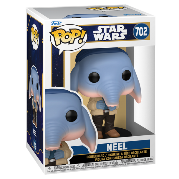 Figurine Funko POP Star Wars Skeleton Crew Neel en vinyle de 9 cm dans sa boîte cadeau officielle