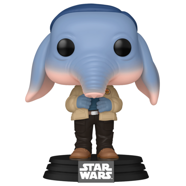 Vue détaillée de la figurine Funko POP Neel de Star Wars Skeleton Crew avec ses couleurs et finitions authentiques