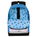 Photo du sac à dos Stitch ouvert montrant les compartiments spacieux et l’intérieur organisé