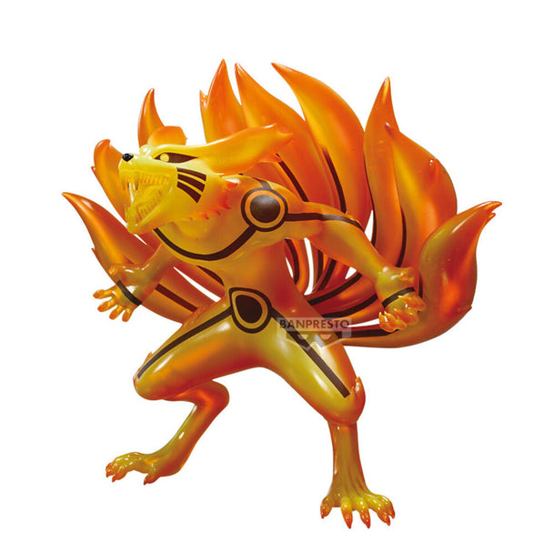 Figurine Kurama Ver.A de Naruto Shippuden vue de face avec détails précis et couleurs vives
