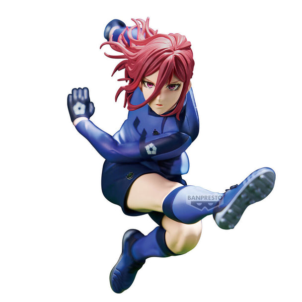 Figurine Blue Lock Hyoma Chigiri de 10cm vue de face avec détails précis