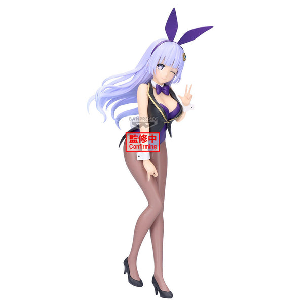 Vue de face de la figurine Miku Izayoi Glitter & Glamorous de Date a Live, hauteur 20cm, signée BANPRESTO