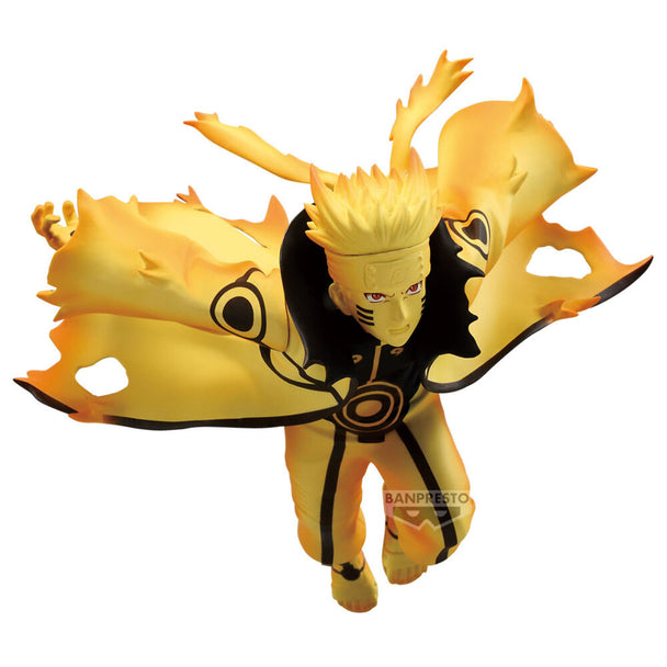 Figurine Naruto Uzumaki Vibration Stars 17 cm en pose dynamique avec kunai