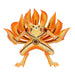 Profil gauche de la figurine Kurama BANPRESTO montrant les griffes et la posture dynamique