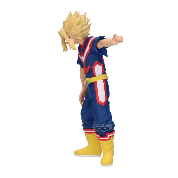 Figurine All Might True Form 18cm vue de face avec détails précis et couleurs vives