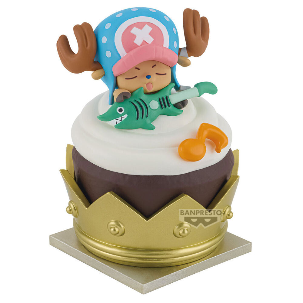 Figurine Tony Tony Chopper de 5 cm vue de face avec détails précis de la collection Paldoce BANPRESTO
