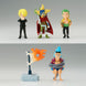 Profil latéral de la figurine BANPRESTO One Piece Enies Lobby montrant les textures et peintures précises