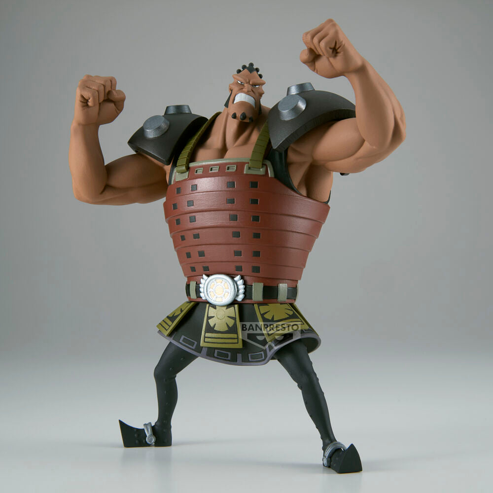 Figurine One Piece Jozu Battle Record 14cm vue de face avec détails précis