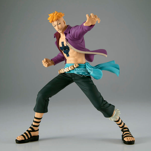 Figurine Marco El Fenix One Piece 14cm vue de face avec détails précis