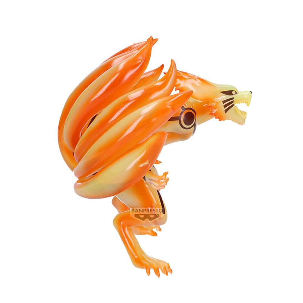Vue arrière de la figurine Kurama Ver.A mettant en valeur la texture et les marques sur le dos