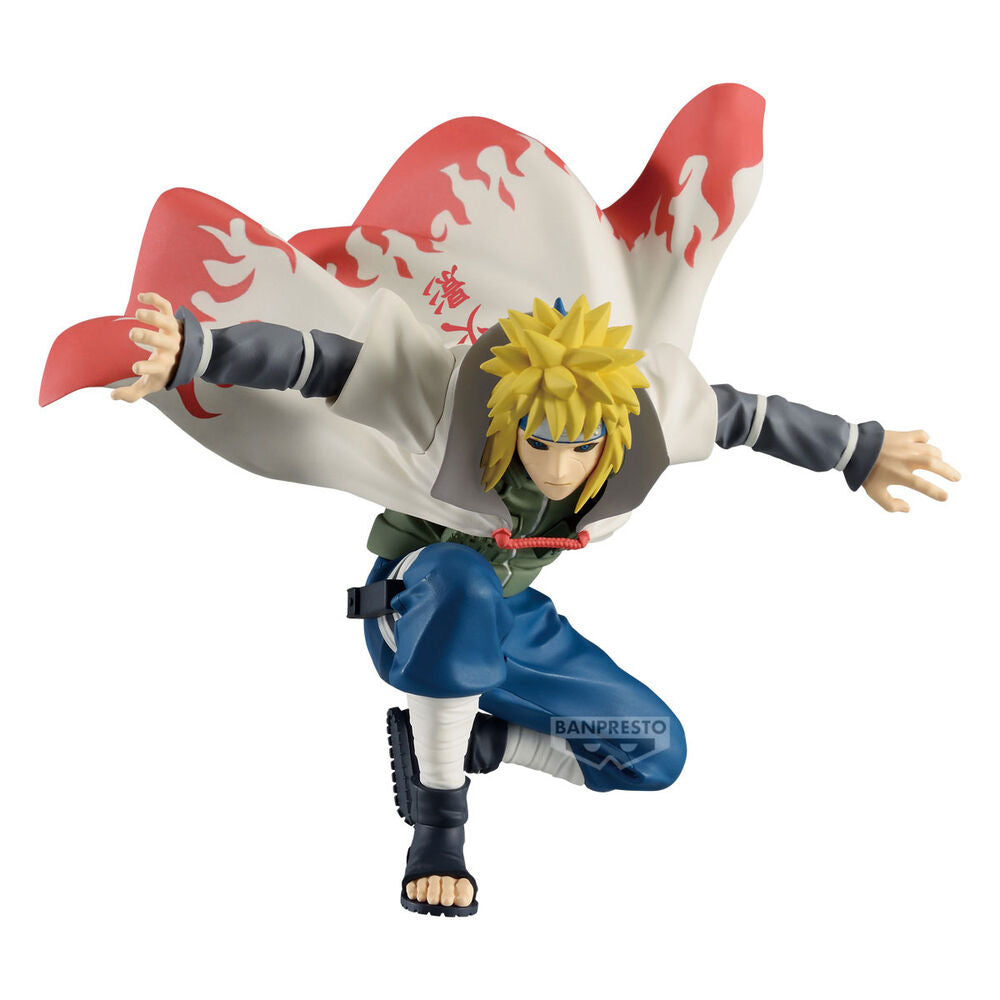 Vue latérale de la figurine Minato Namikaze Naruto Shippuden 15cm