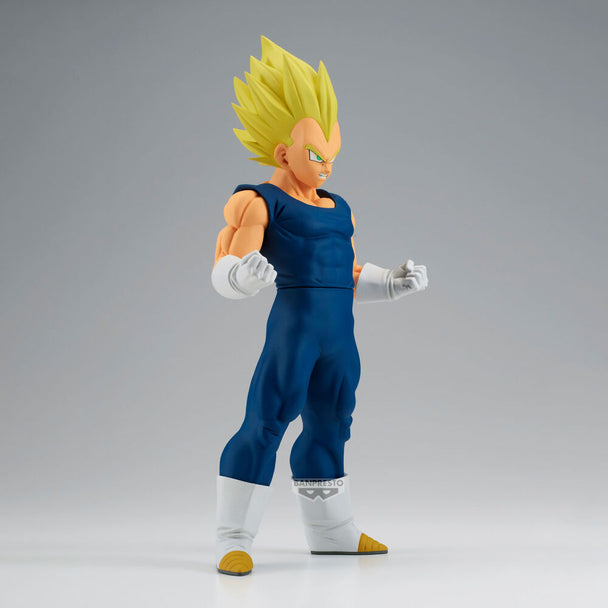 Profil gauche de la figurine Vegeta Grandista montrant la posture dynamique