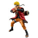 Vue arrière de la figurine Naruto Uzumaki Grandista 22cm mettant en valeur la cape et les accessoires