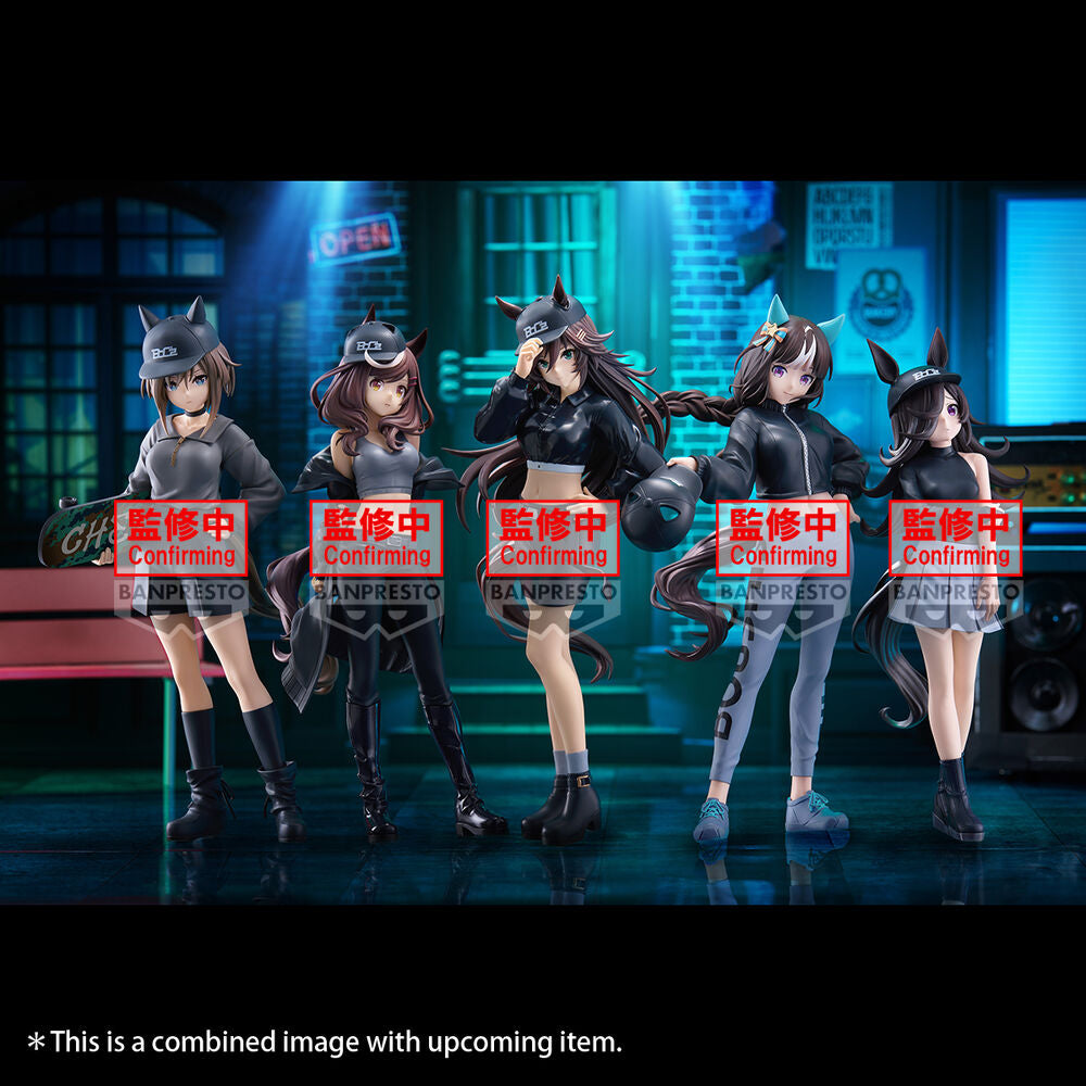Photo rapprochée de la figurine Umamusume Pretty Derby Matikanetannhauser détaillant la texture et la finition soignée de la pièce.