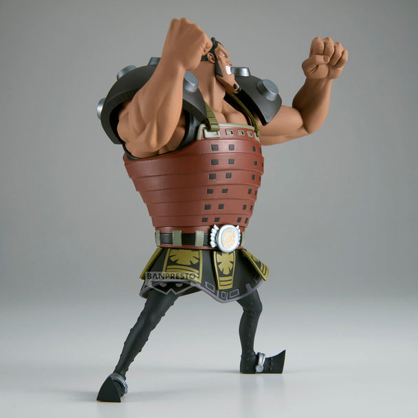 Profil gauche de la figurine Jozu Battle Record en position de combat