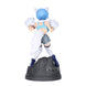 Vue latérale de la figurine Rem Re:Zero montrant les détails de la robe et des cheveux