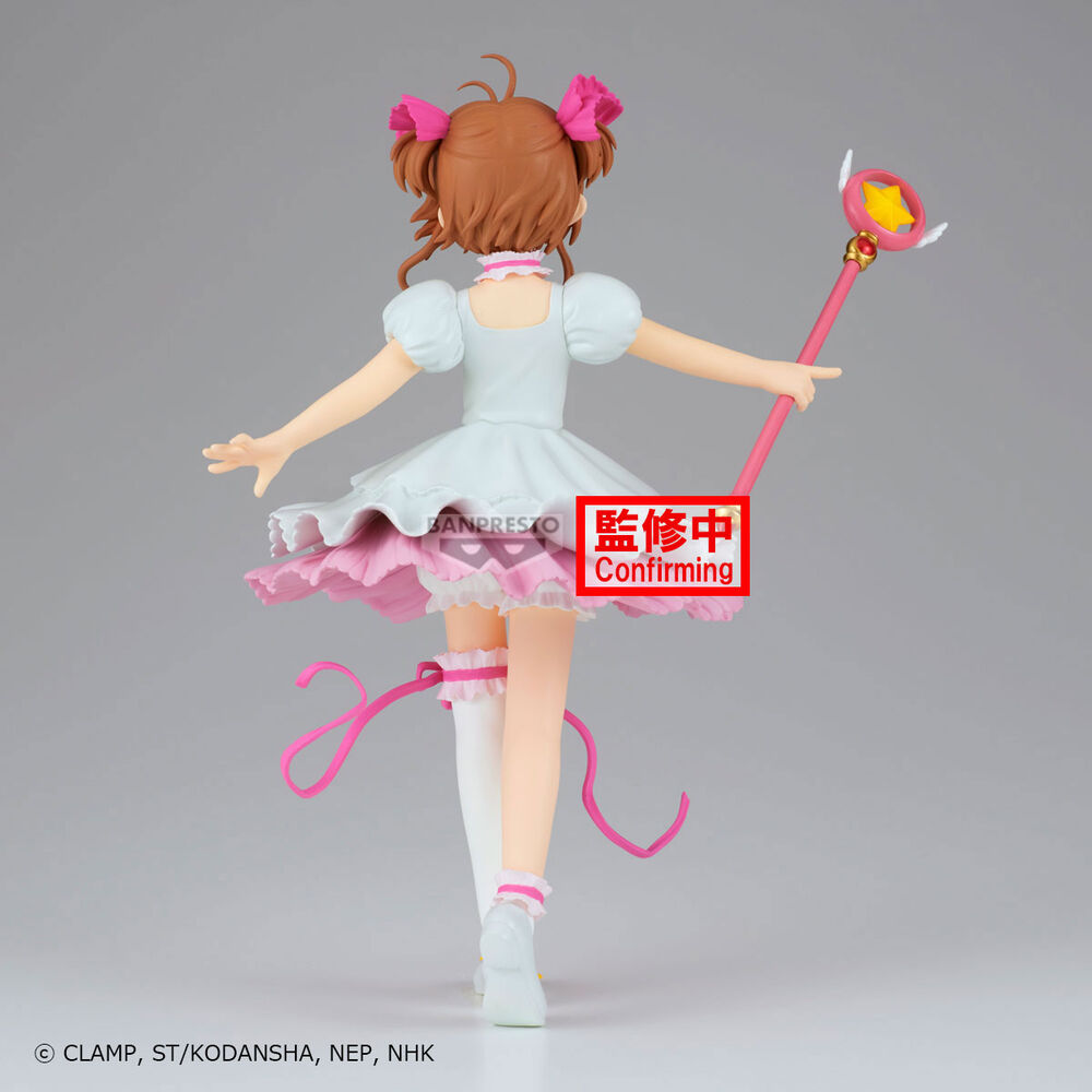 Zoom sur le visage expressif de la figurine Cardcaptor Sakura 13cm