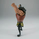 Zoom sur le visage expressif de la figurine One Piece Jozu Battle Record