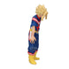 Zoom sur le visage expressif de la figurine All Might True Form de My Hero Academia