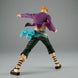 Zoom sur le visage expressif de la figurine Marco El Fenix One Piece