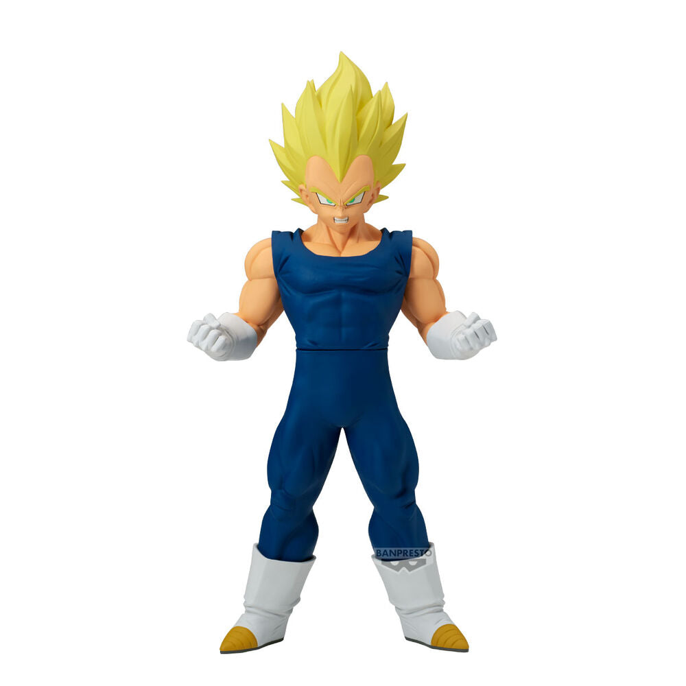 Arrière de la figurine Vegeta Grandista mettant en valeur la texture des vêtements