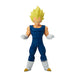 Arrière de la figurine Vegeta Grandista mettant en valeur la texture des vêtements