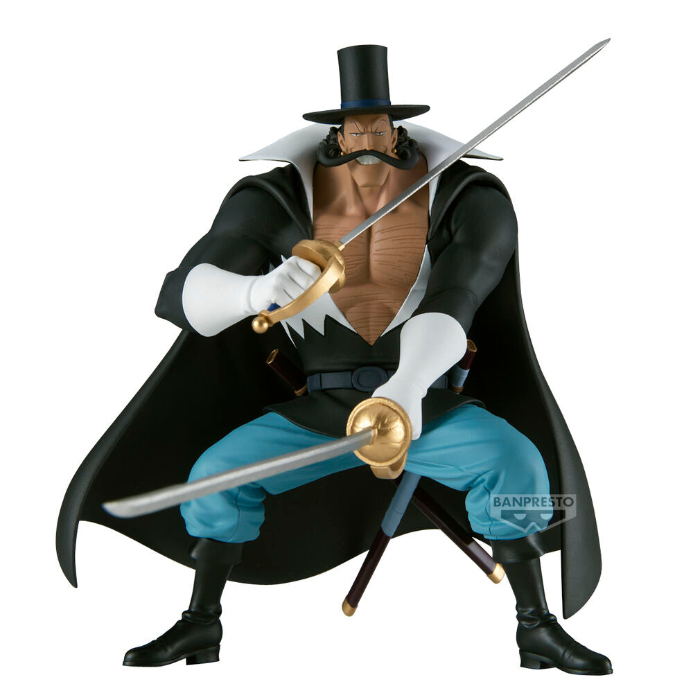 Photo de la figurine One Piece Vista Battle Record sur socle, exposée sur fond neutre