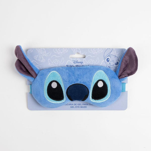 Masque gel yeux Disney Stitch CERDÁ présenté avec ses dimensions compactes sur fond blanc, prêt à l'emploi