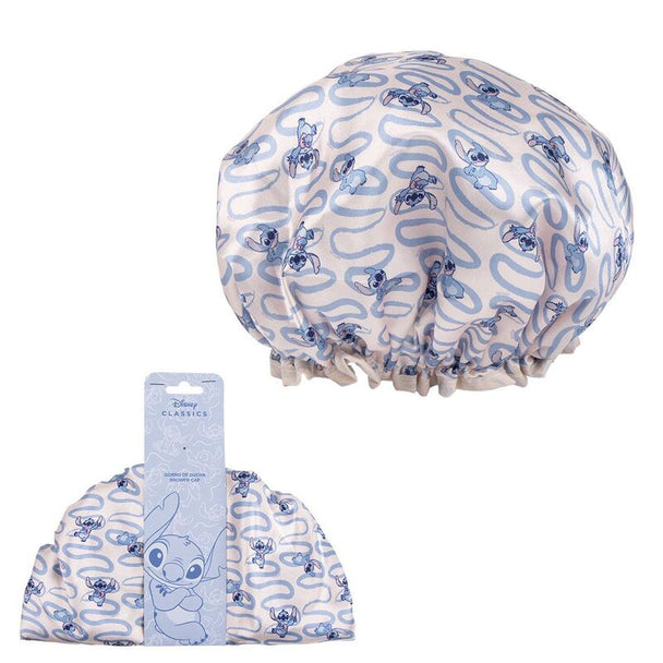 Charlotte de douche Stitch Disney CERDÁ vue de face avec son design bleu et motifs du personnage Stitch
