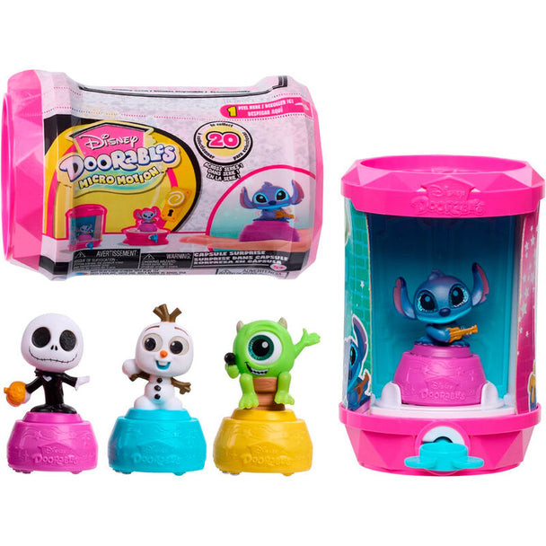 Figurine animée Disney Micro Motion dévoilée après ouverture de la capsule surprise