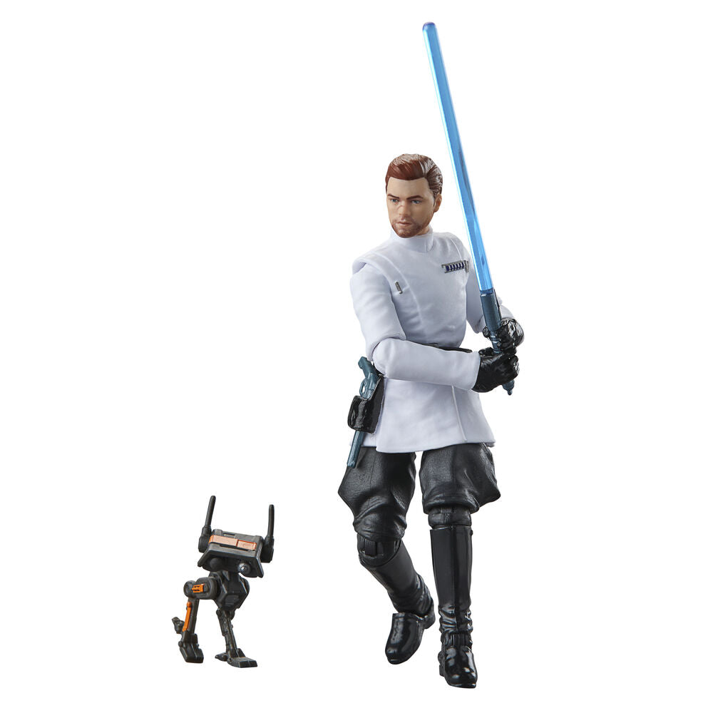 Zoom sur le visage détaillé de la figurine Cal Kestis 9,5 cm HASBRO