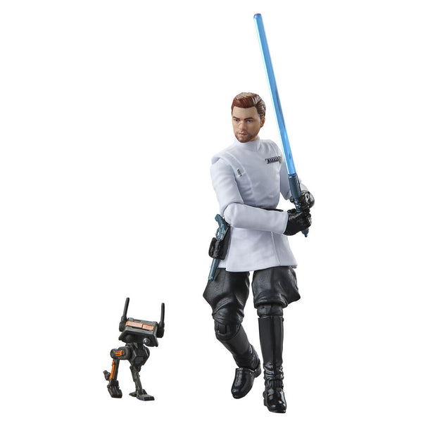 Zoom sur le visage détaillé de la figurine Cal Kestis 9,5 cm HASBRO