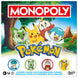 Plateau de jeu Monopoly Pokémon montrant les cases et le design thématique Pokémon