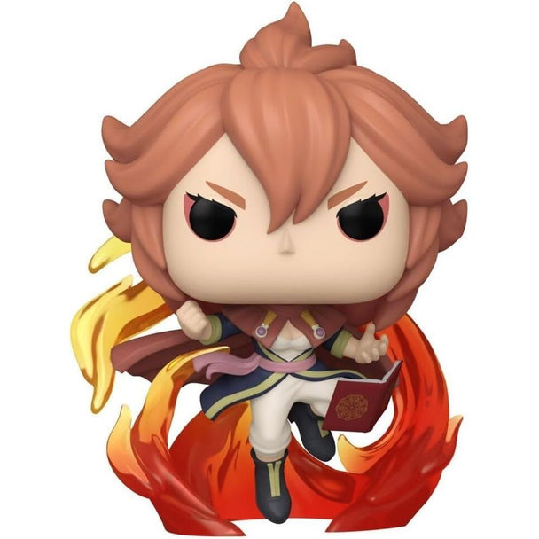 Figurine POP exclusive de Mereoleona de Black Clover par FUNKO, vue de face avec détails précis du personnage.