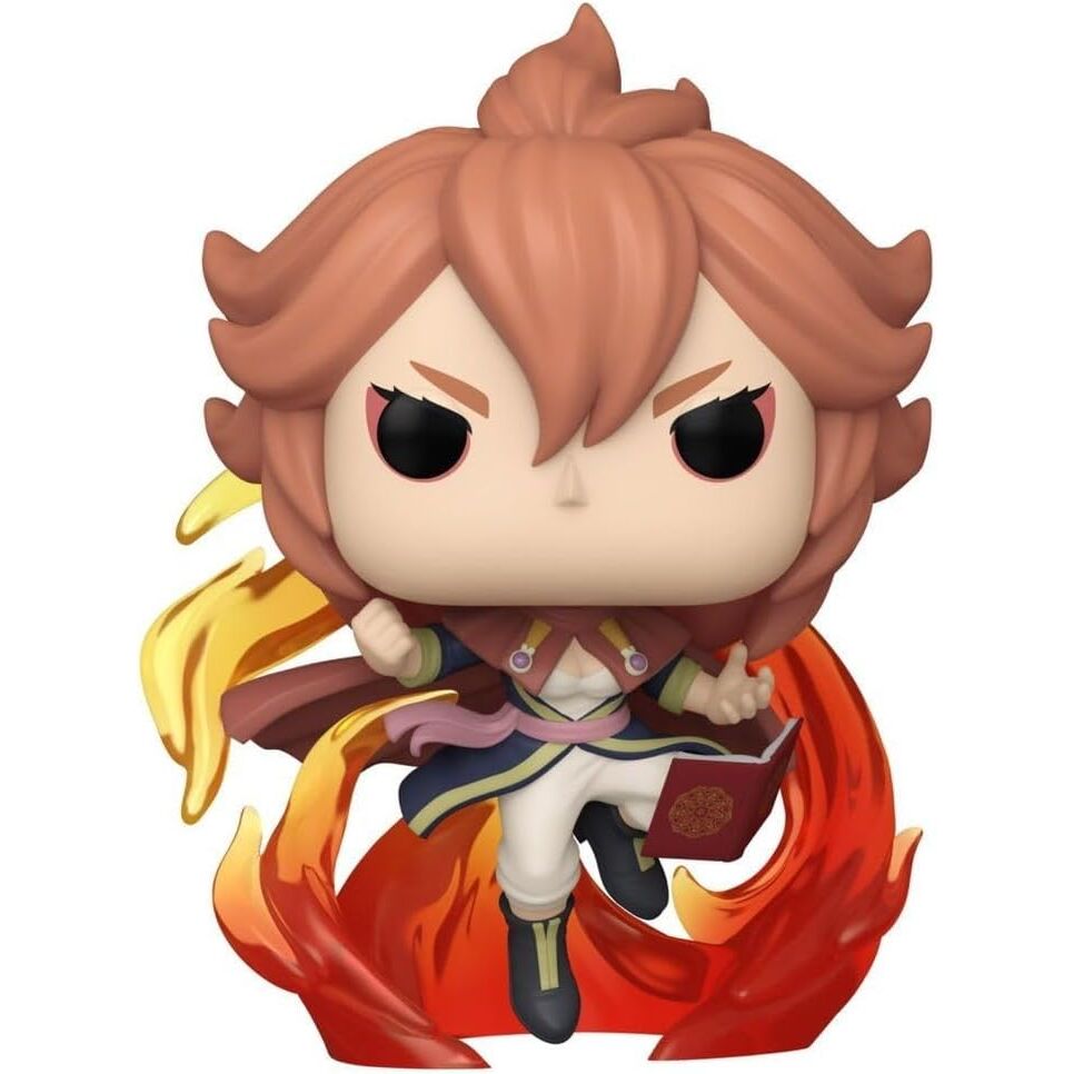 Figurine POP exclusive de Mereoleona de Black Clover par FUNKO, vue de face avec détails précis du personnage.