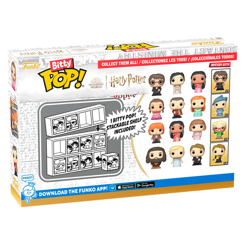 Présentation des socles détachables en acrylique pour les figurines Bitty POP Harry Potter