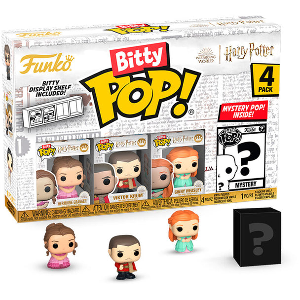 Zoom sur la figurine Hermione Bitty POP avec détails soignés et socle détachable