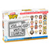 Présentation des quatre figurines Bitty POP Harry Potter dans leur étui transparent rigide