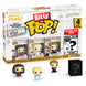 Blister contenant 4 figurines Bitty POP Harry Potter avec Hagrid en vedette, emballage FUNKO