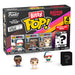 Vue rapprochée des figurines Bitty POP Stranger Things Dustin avec socles détachables en acrylique