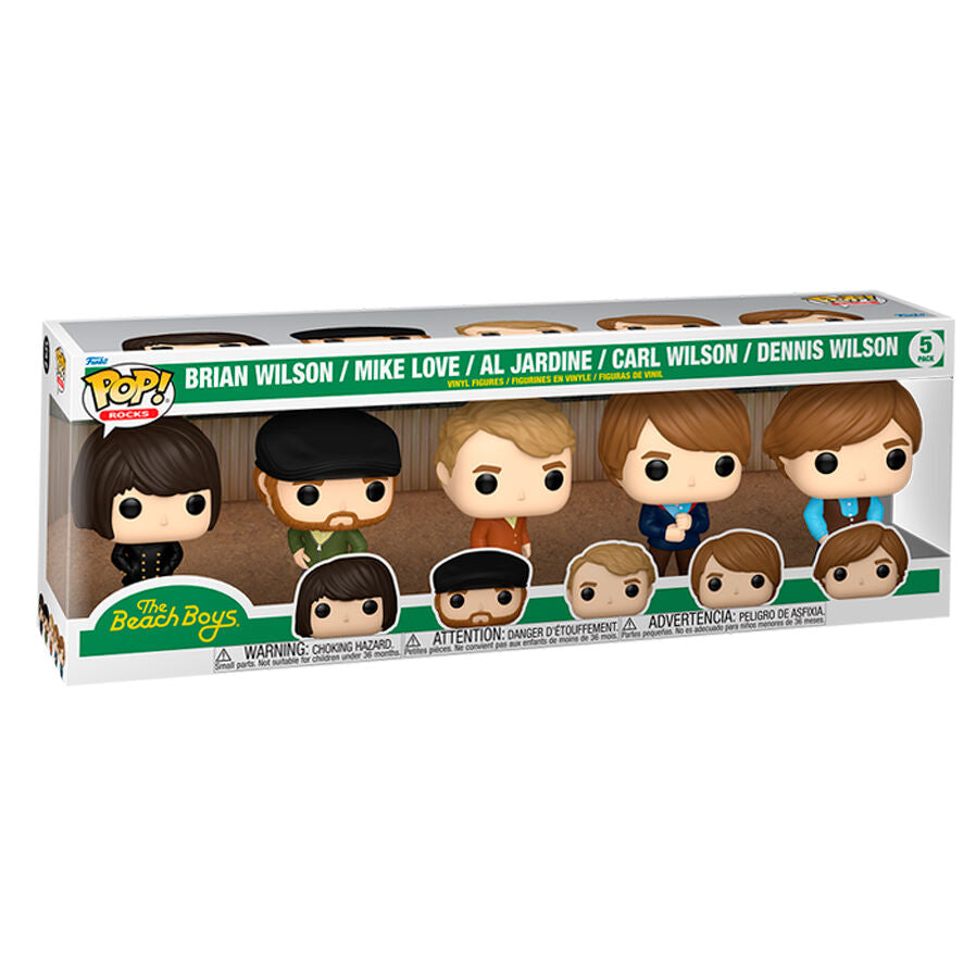 Pack complet Funko POP The Beach Boys avec figurines Carl Wilson et Dennis Wilson en détail
