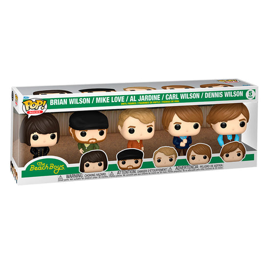 Pack complet Funko POP The Beach Boys avec figurines Carl Wilson et Dennis Wilson en détail