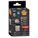 Pack Bitty POP FUNKO comprenant une figurine paresseux et trois pin cases en acrylique transparent pour collectionneurs