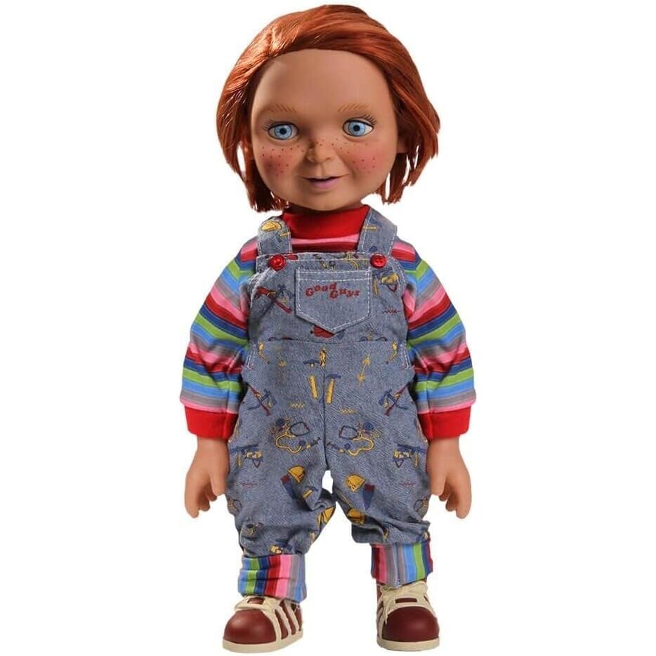 Packaging officiel MEZCO TOYZ de la figurine articulée Chucky Good Guys 38 cm