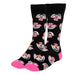 Détail de la composition des chaussettes Disney Alice au Pays des Merveilles : 70% coton, 28% polyamide, 2% élasthanne.