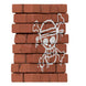 Profil latéral de la tirelire Luffy One Piece 16cm montrant la fente pour insérer les pièces